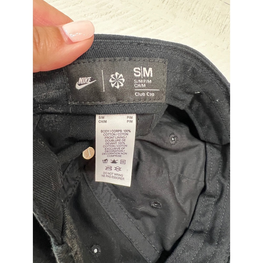 Nike Club Unstructured Futura Wash Cap Black S/M - Picture 4 of 4
